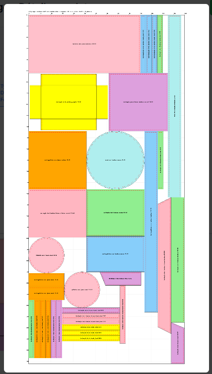 Calepinage optimisé So-nesting